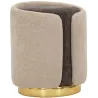 Pouf en tissu Two-Tone 40 x 50 cm