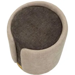 Pouf en tissu Two-Tone 40 x 50 cm