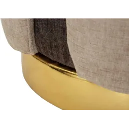 Pouf en tissu Two-Tone 40 x 50 cm