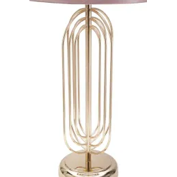 Lampe à poser en métal Krista 28 x 55 cm