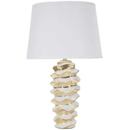 Lampe à poser en céramique et métal Glam