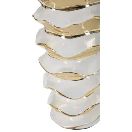 Lampe à poser en céramique et métal Glam