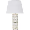 Lampe à poser en céramique et métal Glam