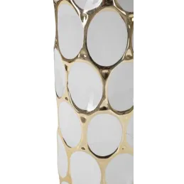 Lampe à poser en céramique et métal Glam