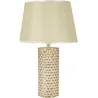 Lampe à poser en céramique et métal Glam