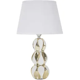 Lampe à poser en céramique et métal Glam