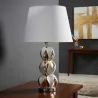 Lampe à poser en céramique et métal Glam