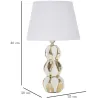 Lampe à poser en céramique et métal Glam