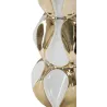 Lampe à poser en céramique et métal Glam