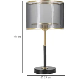 Lampe à poser en métal Levels 25 x 48 cm