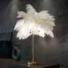 Lampe à poser en métal Palm 40 x 55 cm