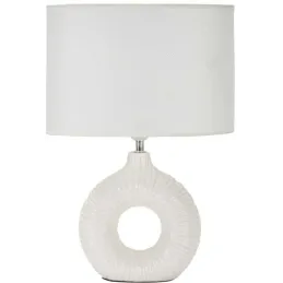 Lampe à poser en céramique Seta 28.5 x 15 x 43 cm