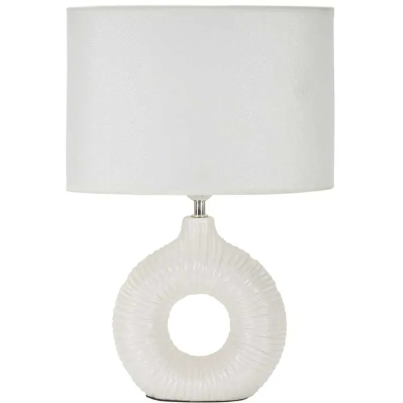 Lampe à poser en céramique Seta 28.5 x 15 x 43 cm