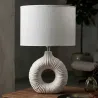 Lampe à poser en céramique Seta 28.5 x 15 x 43 cm
