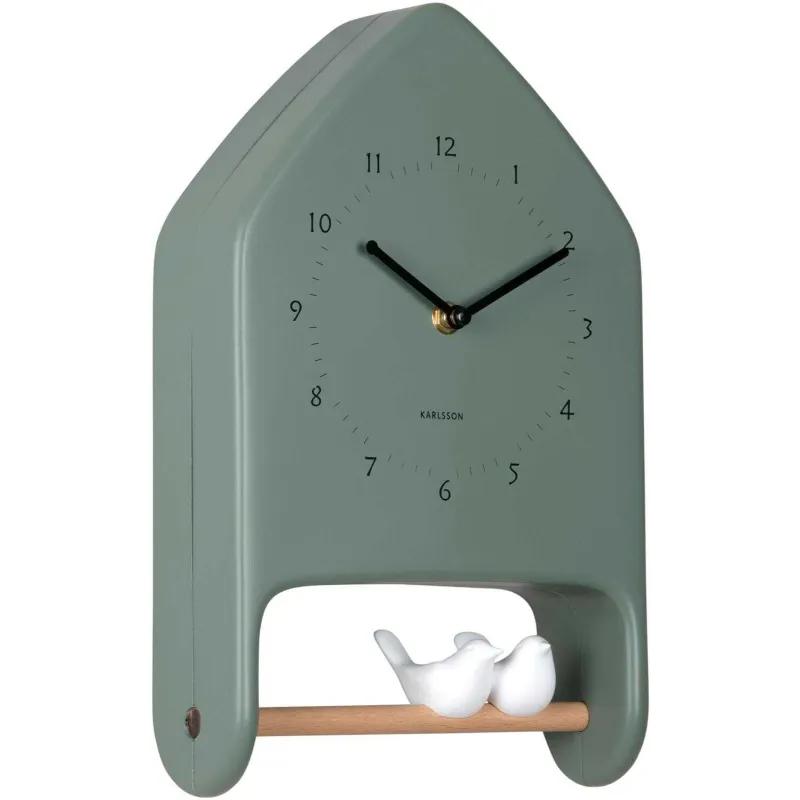 Horloge murale Love Birds