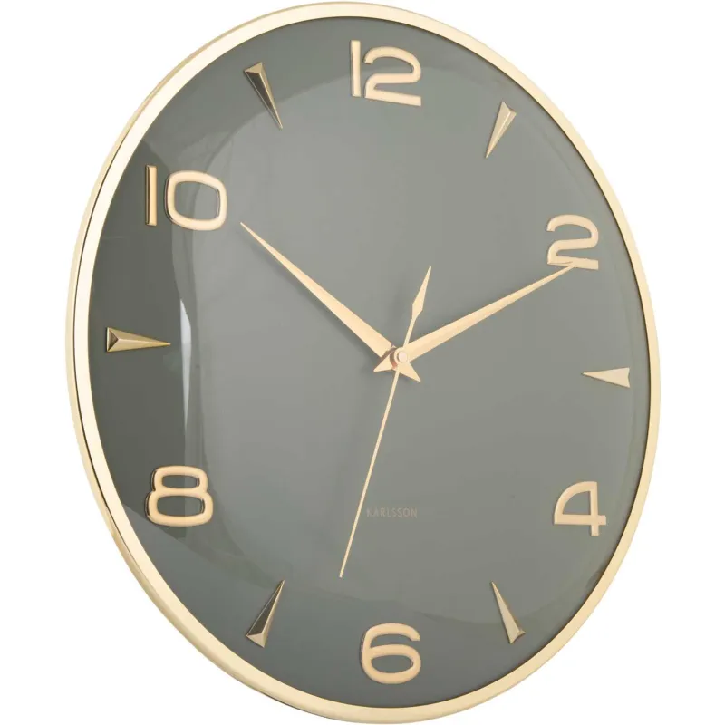 Horloge en aluminium Sienna Glow