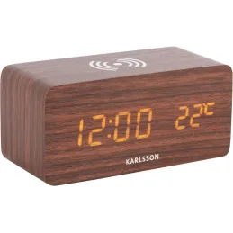 Réveil matin avec chargeur induction Block
