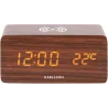 Réveil matin avec chargeur induction Block