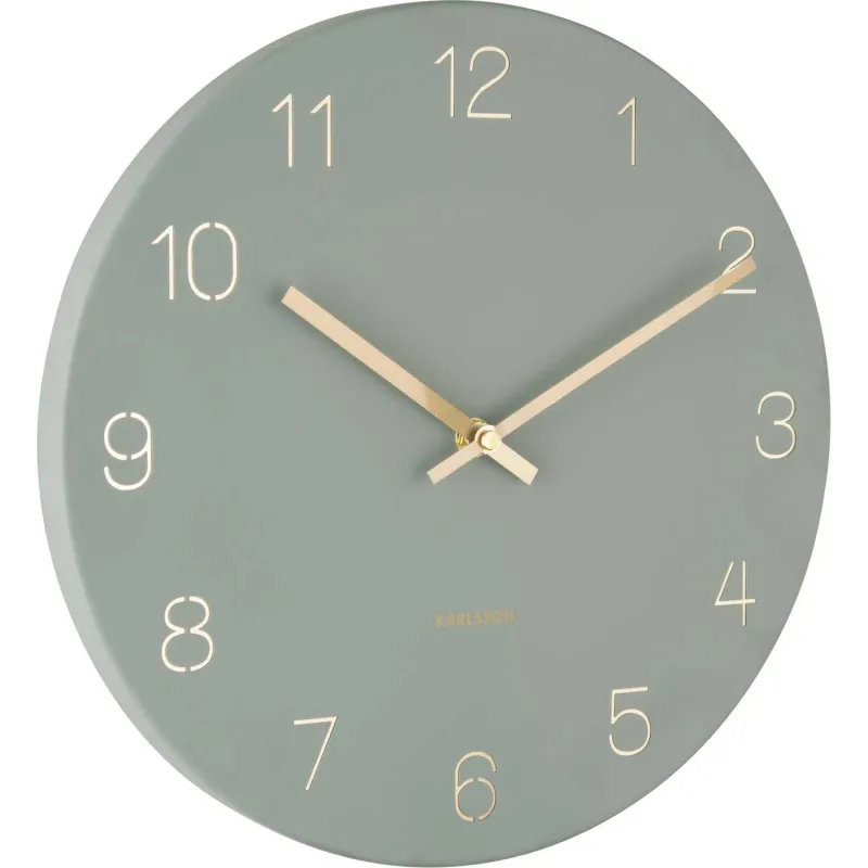 Horloge murale en métal Charm