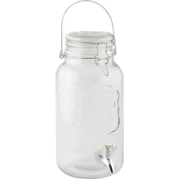 Distributeur boisson avec couvercle à rabat en verre