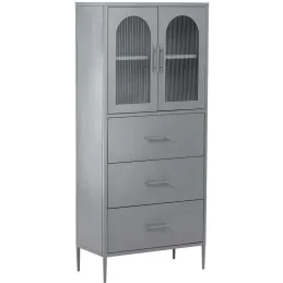 Buffet en acier 70 x 35 x 160 cm La Paz