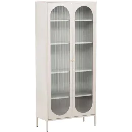 Vitrine en acier 80 x 35 x 180 cm Lima