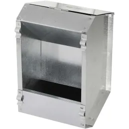 Trémie pour lapins avec couvercle 1.5 litres