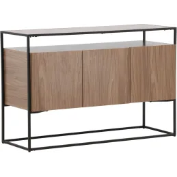 Buffet 3 portes en bois et acier Kingsport