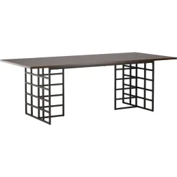 Table de repas rectangulaire 220 x 100 cm Ystad