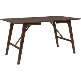 Table de repas en hévéa 120 x 80 cm Kaseidon