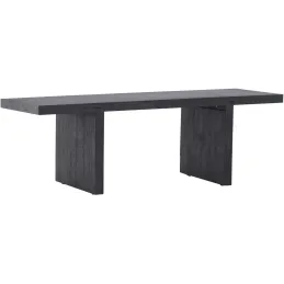 Table basse en hévéa 120 x 38 cm Yakunik