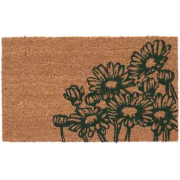 Paillasson en fibres de coco Fleurs
