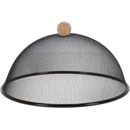 Cloche alimentaire en métal noir