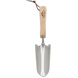 Pelle plantoir en acier inoxydable et bois de frêne