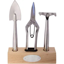 Outils de jardin d'intérieur en acier inoxydable