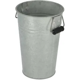Vase en zinc patiné Vintage