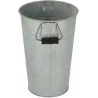 Vase en zinc patiné Vintage