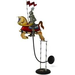 Statuette en fonte décorative 26 x 11 x 57 cm
