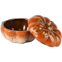 Pot en porcelaine citrouille 13 x 8 cm