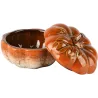 Pot en porcelaine citrouille 13 x 8 cm