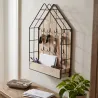 Boite à clés métal et bois Home 35 cm
