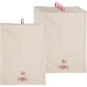 Torchon de cuisine en coton Miam (Lot de 6)
