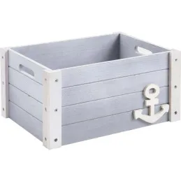 Caisse de rangement en bois Marina (Lot de 4)