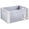 Caisse de rangement en bois Marina (Lot de 4)