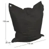 Grand coussin uni Maxi