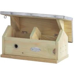 Maisonnette pour bourdons en bois et zinc
