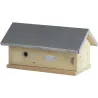 Maisonnette pour bourdons en bois et zinc