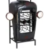 Meuble bar tracteur en acacia et métal