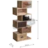 Commode zigzag 6 tiroirs