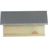 Maisonnette pour bourdons en bois et zinc